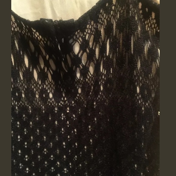 Hugo Buscati Dress Lace Lined Black Size XS - Picture 6 of 8